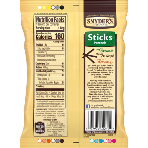 Snyder's of Hanover PRETZEL STICK SALTED