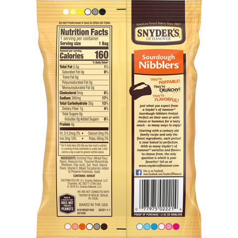 Snyder's of Hanover PRETZEL NIBBLERS FAT FREE