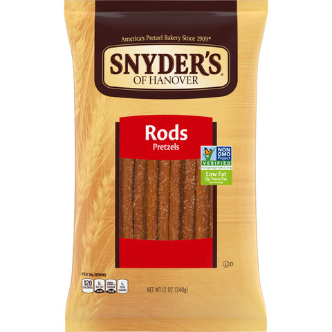 Snyders Of Hanover Pretzel Rod, 12 Ounce -- 12 per case.