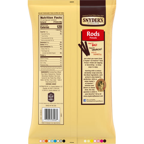Pretzel Rod Salted 10