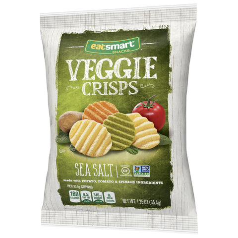 Eatsmart Sea Salt Garden Veggie Crisps, 1.25 Ounce -- 36 per case