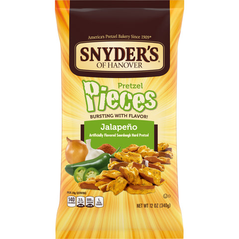 Snyder's of Hanover PRETZEL PIECES JALAPENO SALTED TFF IN PRINTED FILM PRE-PRICED