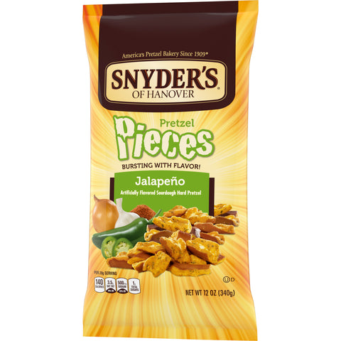 Snyder's of Hanover PRETZEL PIECES JALAPENO SALTED TFF IN PRINTED FILM PRE-PRICED