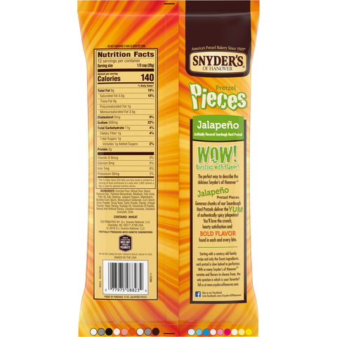 Snyder's of Hanover PRETZEL PIECES JALAPENO SALTED TFF IN PRINTED FILM PRE-PRICED