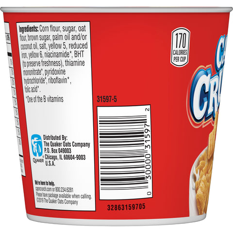 Quaker® CEREAL CAP'N CRUNCH REGULAR W/O BERRIES