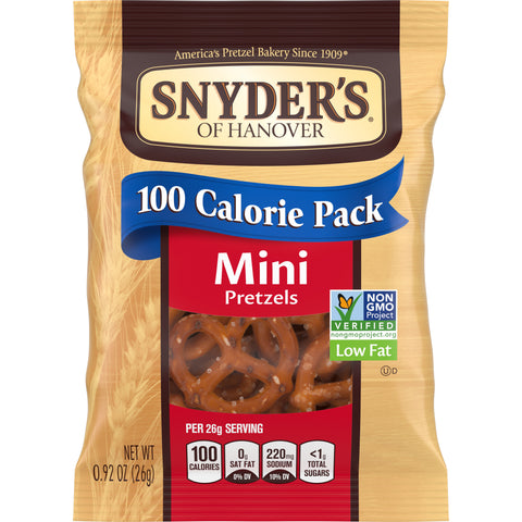 Snyder's of Hanover PRETZEL MINI 100 CALORIE FAT FREE