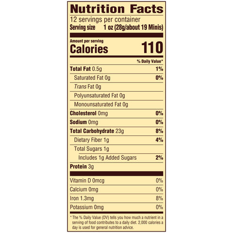Snyders Of Hanover Unsalted Mini Pretzel, 12 Ounce -- 12 per case.