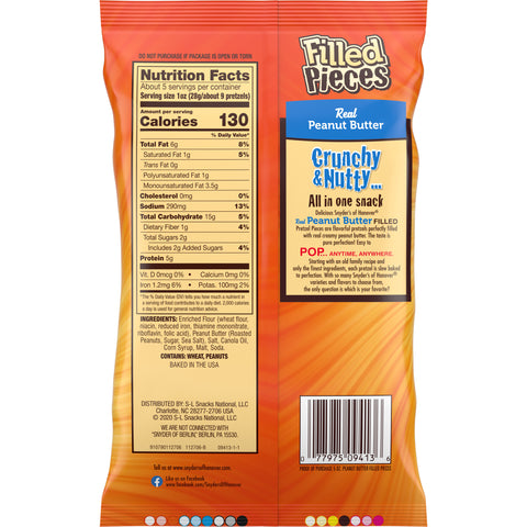 Snyder's of Hanover PRETZEL PEANUT BUTTER FILLED