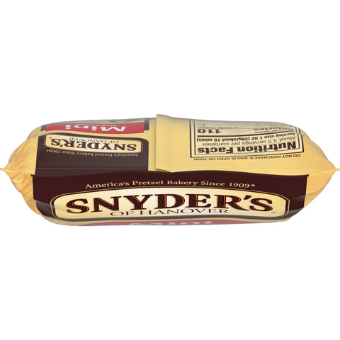 Snyders Of Hanover Mini Pretzel with Hole, 3.5 Ounce -- 8 per case.