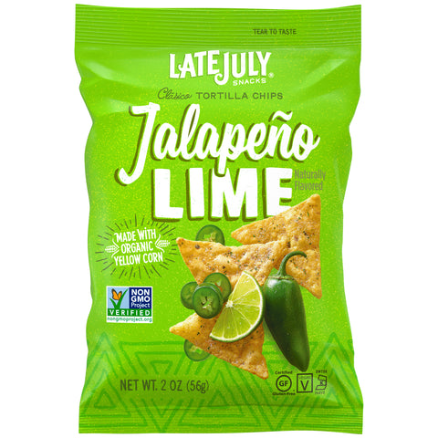 Late July Snacks LATE JULY CHPS CLASICO JALA LIME6/2 Z