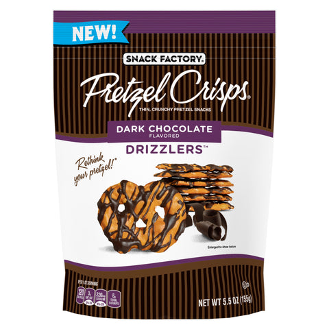 Pretzel Crisps PRETZEL CRIPS DARK CHOCOLATE DRIZZLERS