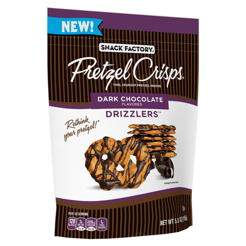 Pretzel Crisps PRETZEL CRIPS DARK CHOCOLATE DRIZZLERS
