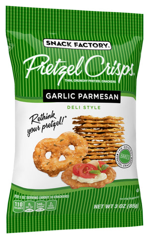Snack Factory PRETZEL CRISPS GARLIC PARMESAN