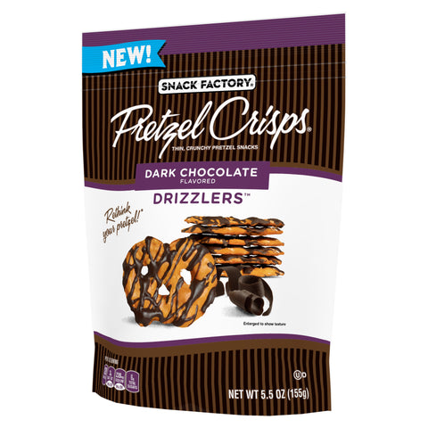 Pretzel Crisps PRETZEL CRIPS DARK CHOCOLATE DRIZZLERS
