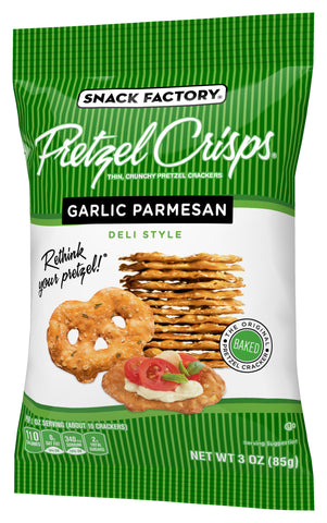 Snack Factory PRETZEL CRISPS GARLIC PARMESAN