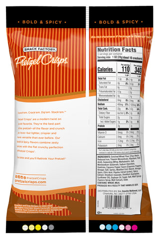 Snack Factory PRETZEL CRISPS BUFFALO WING