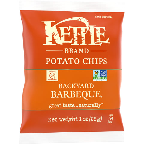 Kettle Backyard Barbeque Potato Chips, 1 Ounce -- 72 per case