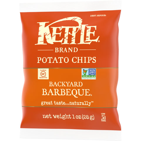 Kettle Backyard Barbeque Potato Chips, 1 Ounce -- 72 per case