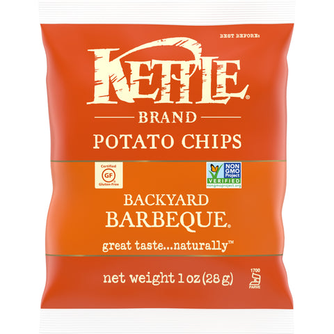 Kettle Backyard Barbeque Potato Chips, 1 Ounce -- 72 per case