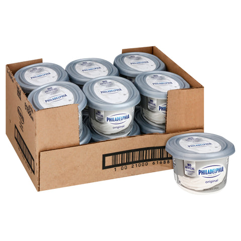 Philadelphia Regular Soft Cream Cheese Spread, 12 Ounce -- 12 per case.