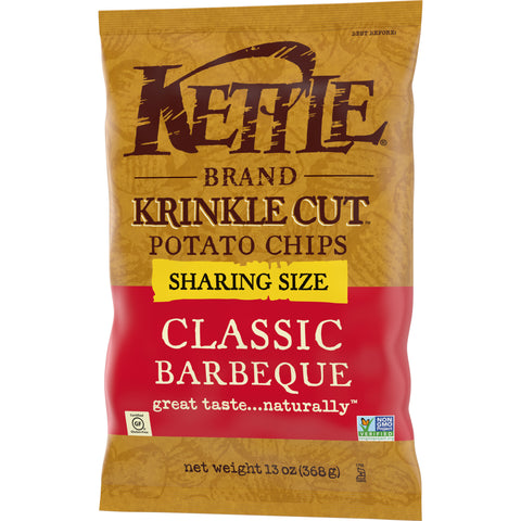 Kettle Foods CHIP POTATO KETTLE KRINKLE CUT BBQ