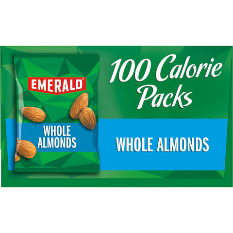 Emerald Natural Almonds, 0.63 Ounce - 7 per pack -- 12 packs per case.