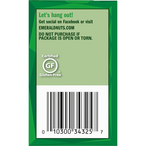 Emerald Natural Almonds, 0.63 Ounce - 7 per pack -- 12 packs per case.