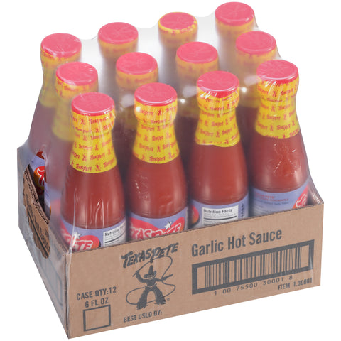 Texas Pete Garlic Hot Sauce, 6 ounce -- 12 per case
