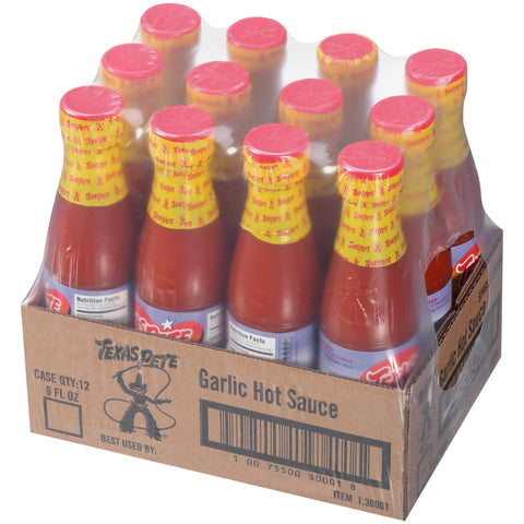 Texas Pete Garlic Hot Sauce, 6 ounce -- 12 per case