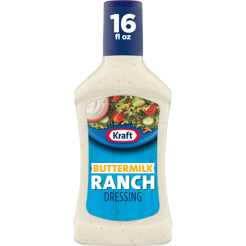 Kraft Buttermilk Ranch Dressing In Plastic, 16 Ounce -- 6 Case