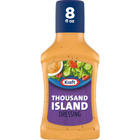 Kraft Thousand Island Dressing, 8 Fluid Ounce -- 9 per case.