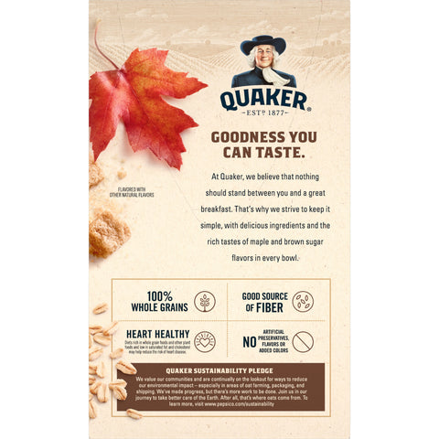 Quaker® QUAKER INSTANT OAT MAPLE BR SUGAR