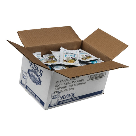 Ken's Foods DRESSING RANCH FAT FREE SINGLE SERVE POUCH