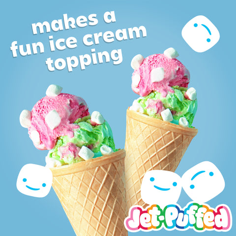 Jet Puffed Vanilla Marshmallow, 3 Ounce -- 6 per case.