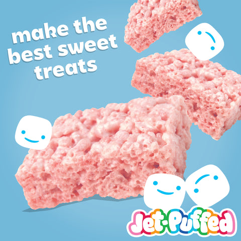 Jet-Puffed Strawberry Mallows Flavored Marshmallows, 8 Ounce -- 16 per case