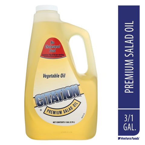 Citation Soybean Salad Oil -- 3 Case 1 Gallon