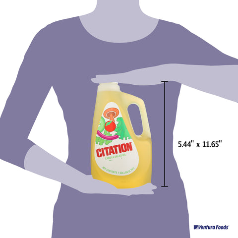 Citation Canola Salad Oil -- 3 Case 1 Gallon