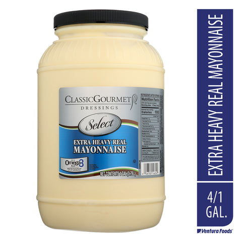 Classic Gourmet Mayonnaise Real Extra Heavy, 1 Gallon -- 4 per case.