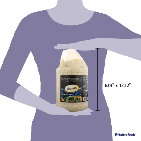 Ventura Foods Classic Gourmet Reserve Specialty Feta Cheese Salad Dressing, 1 Gallon -- 2 per case