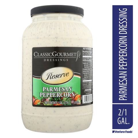 Ventura Foods Classic Gourmet Parmesan Peppercorn Dressing, 2 Gallon.