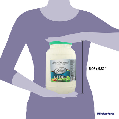 Ventura Foods Classic Gourmet Select New York Style Blue Cheese Dressing, 4 Gallon.
