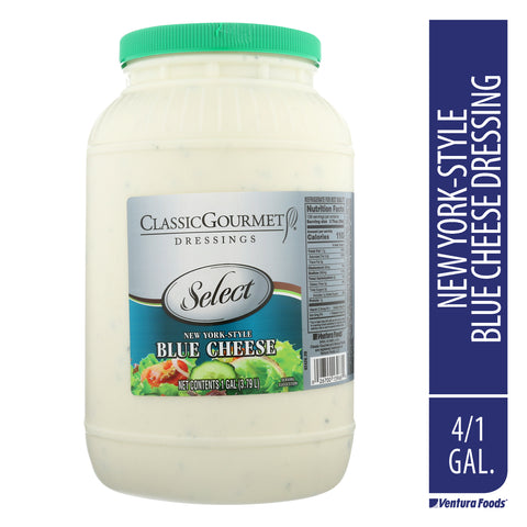 Ventura Foods Classic Gourmet Select New York Style Blue Cheese Dressing, 4 Gallon.