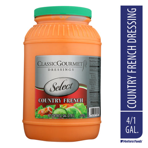 Ventura Foods Classic Gourmet Select Country French Salad Dressing, 4 Gallon.