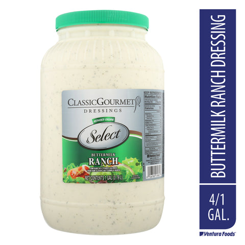 Ventura Foods Classic Gourmet Select Buttermilk Ranch Dressing, 1 Gallon -- 4 per case