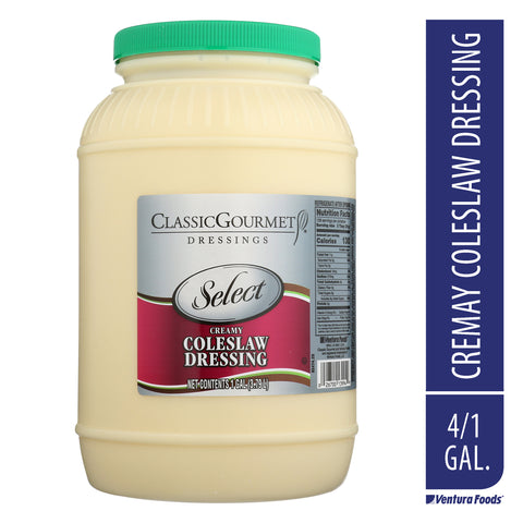 Ventura Foods Classic Gourmet Select Creamy Coleslaw Salad Dressing, 1 Gallon -- 4 per case.