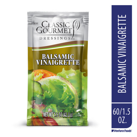 Classic Gourmet Select DRESSING VINAIGRETTE BALSAMIC SINGLE SERVE POUCH