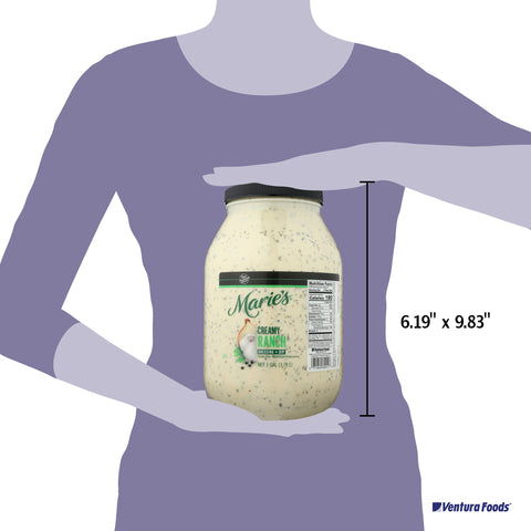 Maries Creamy Ranch Dressing, 7.78 Pound -- 2 per case.
