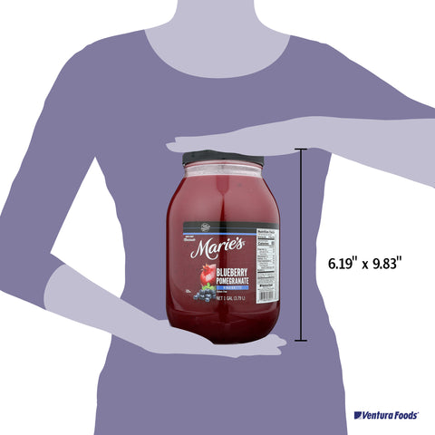 Marie's Blueberry Pomegranate Vinaigrette, 1 gallon -- 2 per case