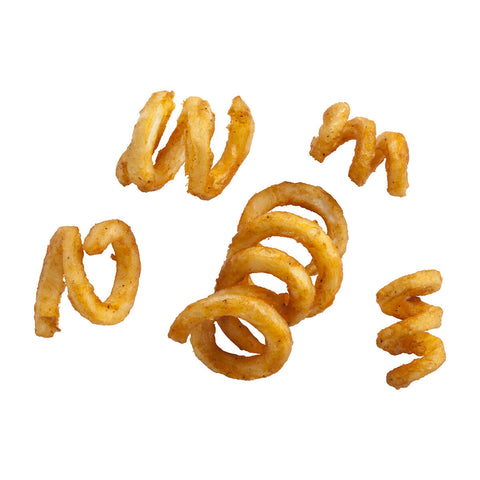 Simplot Seasoned CRISP Delivery+ Skin On Battered Potato Savory Loop, 5 Pound -- 6 per case