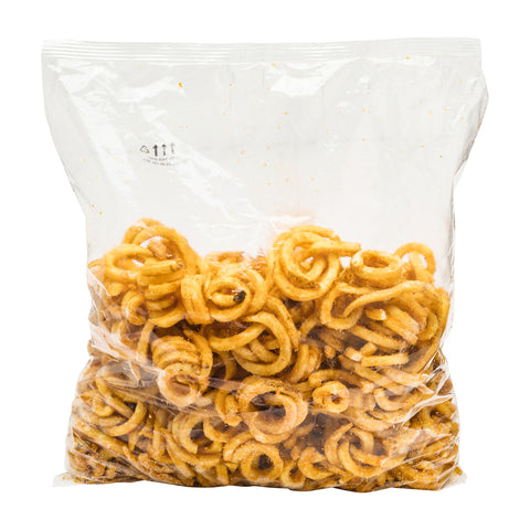 Simplot Seasoned CRISP Delivery+ Skin On Battered Potato Savory Loop, 5 Pound -- 6 per case
